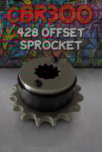 428 cbr300 offset sprocket 