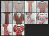 Robe longue Santa les beige/rosée/terracotta/Orangé/rouge détails dorés 