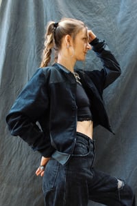Image 1 of KORA Bomber Jacket,  black cord 