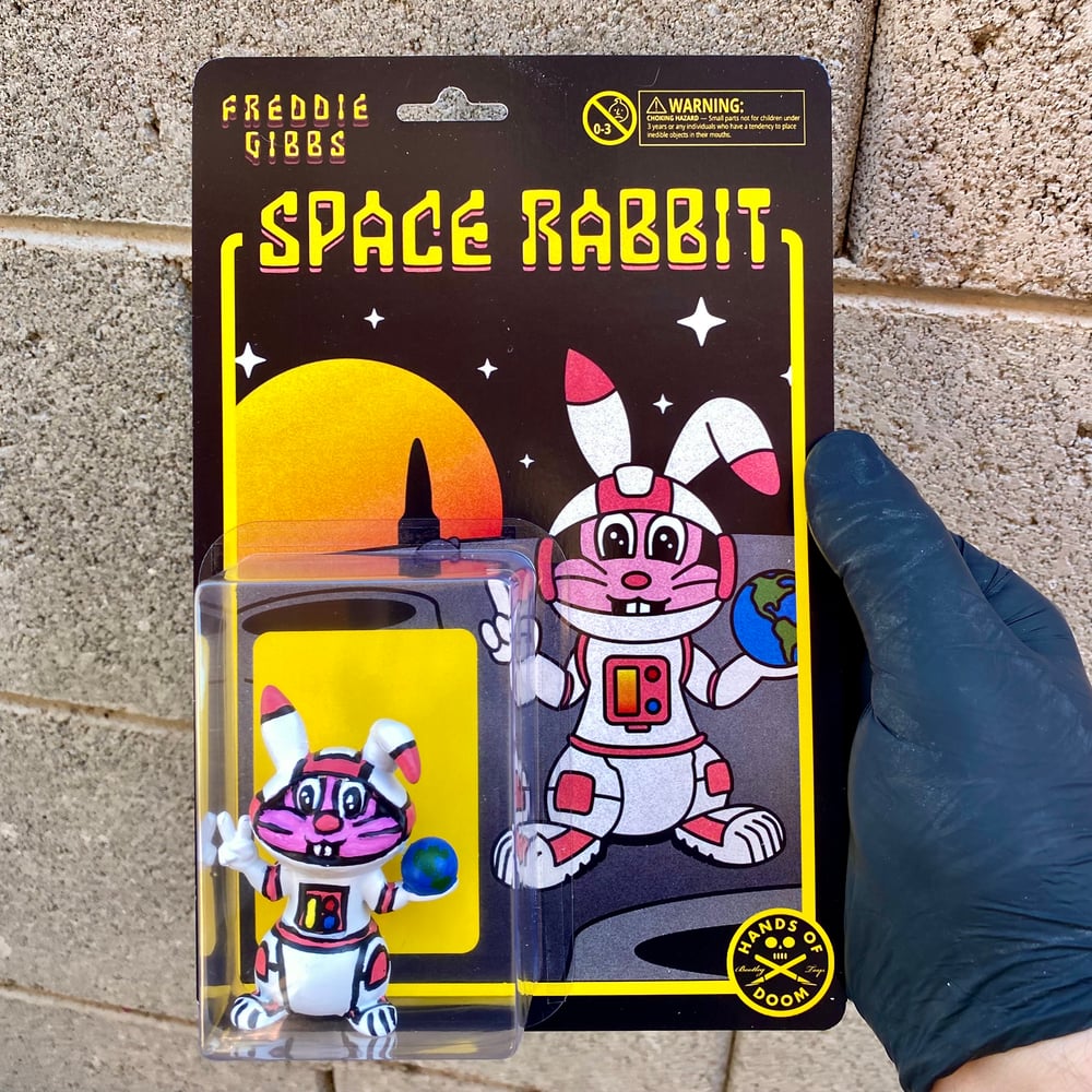Image of Freddie Gibbs Space Rabbit Action Figure