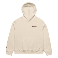 Image 2 of NEW! MDM Embroidered "Old Maroon" Oversized heavyweight hoodie