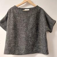 KylieJane Over the Top top grey marle