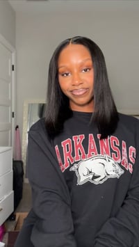 Image 2 of 6x4.5 glueless yaki straight bob 12 in 