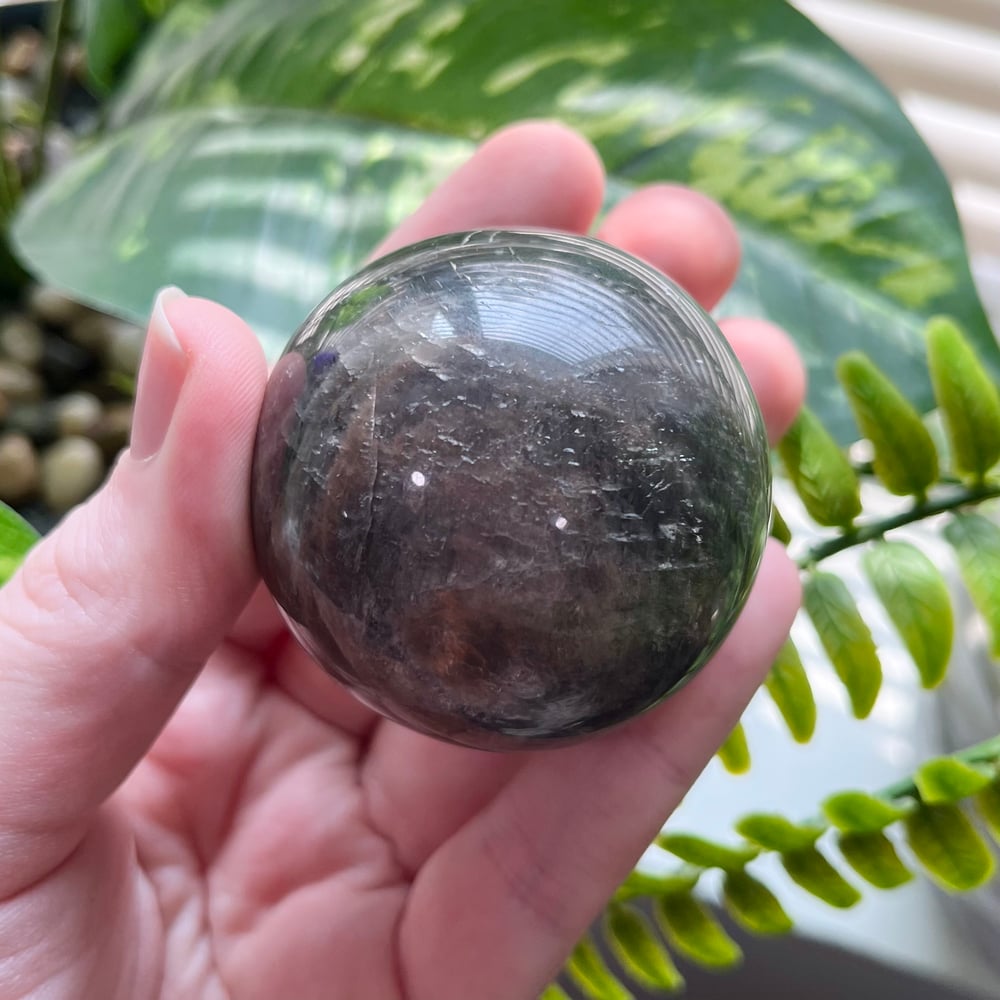 Black Moonstone Sphere A