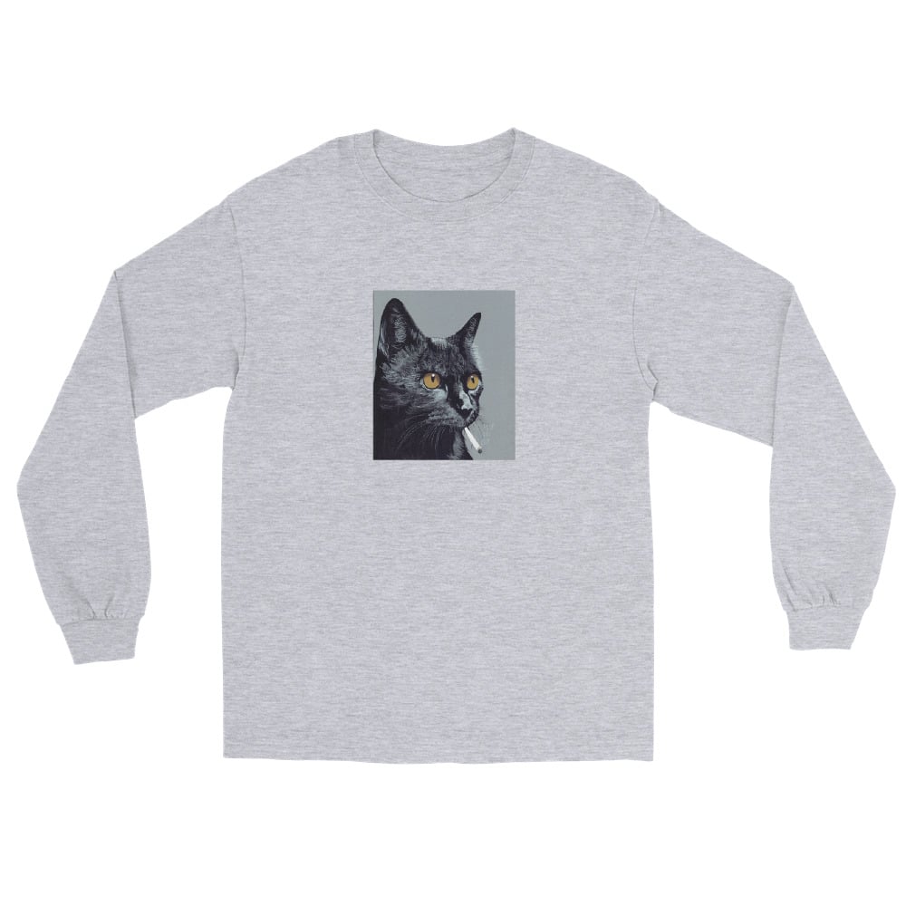 Image of FTS SMOKING CAT LONG SLEEVE SHIRT
