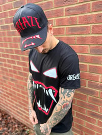 Image 1 of Black ‘GREAZE’ T-Shirt