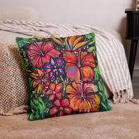 Image 1 of "Heatwave Garden" Premium Pillow