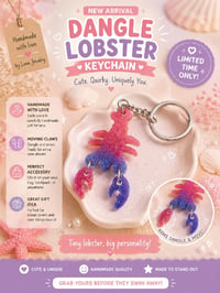 Articulate lobster keychain