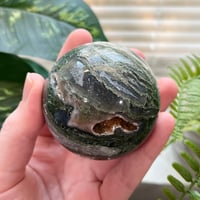 Image 5 of Moss Agate Sphere C