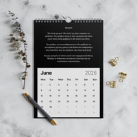 Image 3 of The Calendar of a Traveler 2026 - Black Edition