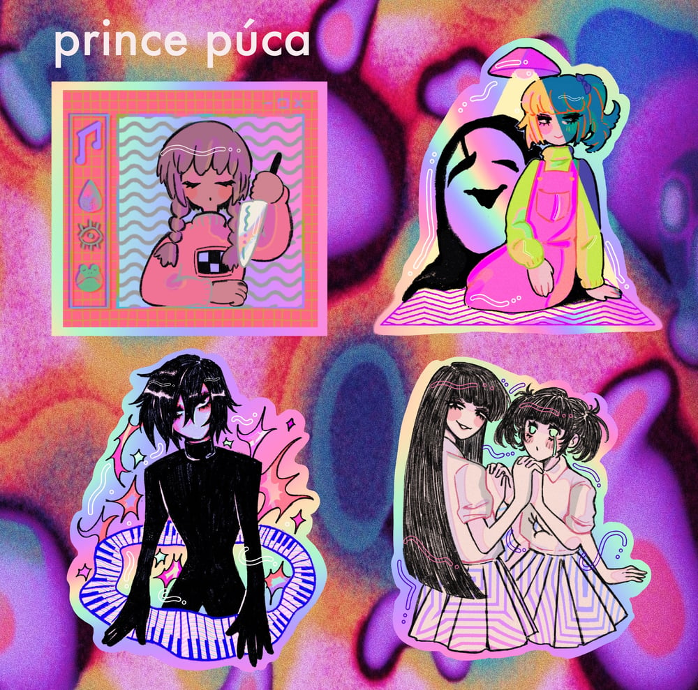 Image of Yume Nikki Holographic Stickers 