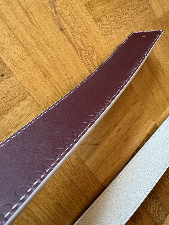 Ceinture Trophée Crème et Framboise 