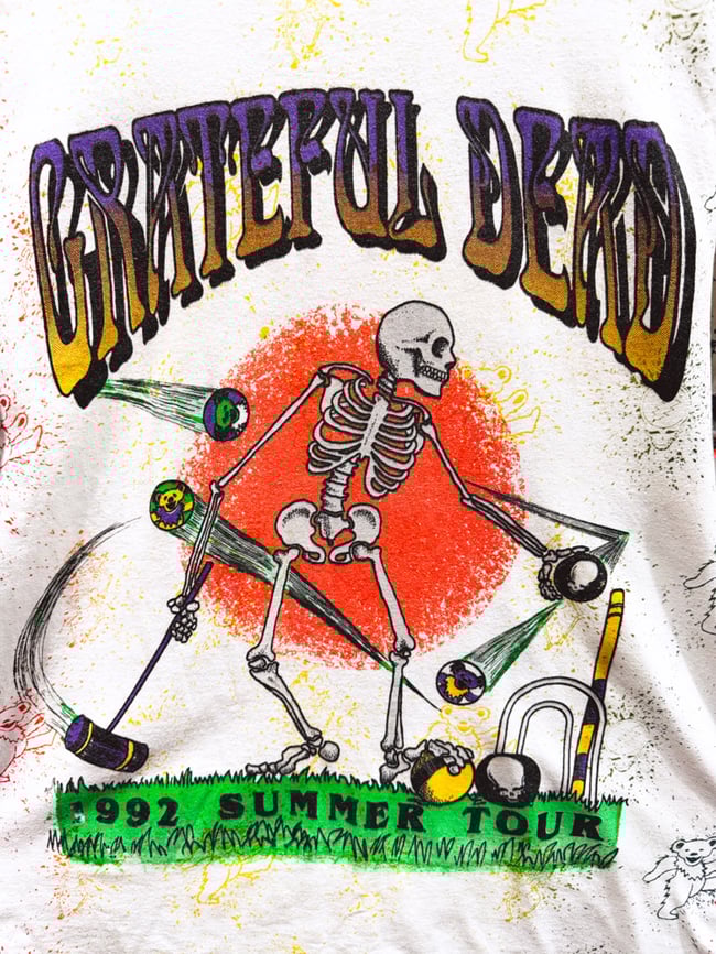Grateful Dead 1992 Summer Tour Lot T-Shirt - Fits L