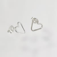 Image 3 of Open Heart Studs