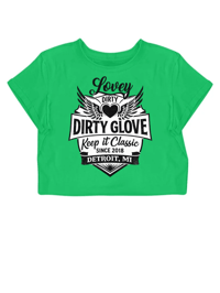 Image 2 of Cropped “Lovey” Tee