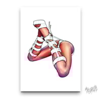 Image 1 of Bound White Print