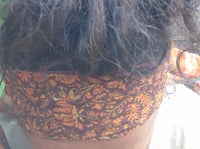 Image 10 of Milan Hareem/ Bloomer/ Balloon trousers with matching head scarf -Rust orange upto 14 uk