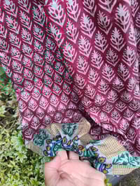 Image 5 of Milan Hareem/ Bloomer/ Balloon trousers with matching head scarf -maroon upto 14 uk