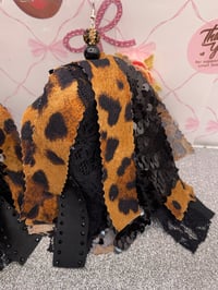 Image 2 of Leopard Print  Tassel Earrings