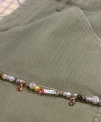 Image 2 of Carpenter Smiley Jeans 👖with ŚŤŸŁĘŠBŶŁÄŇÏ 💎 BĒĀĘÐÈĎ🧿 ĶÑËĘ 🦵🏿