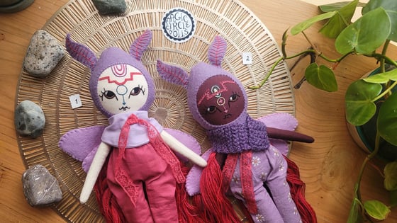 Image of Purple Empress Moth Dolls
