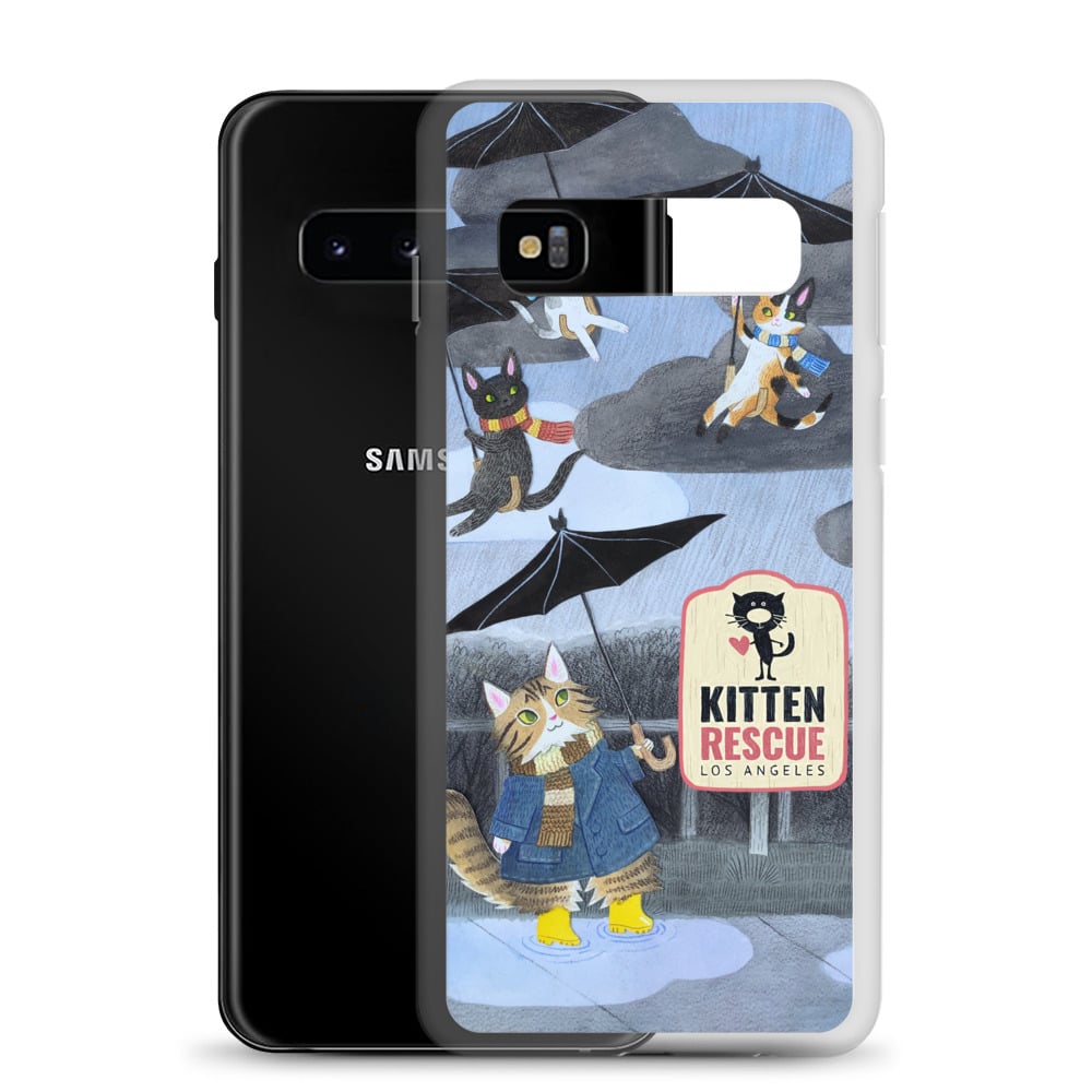 Image of "It's Raining Kittens" Samsung Case