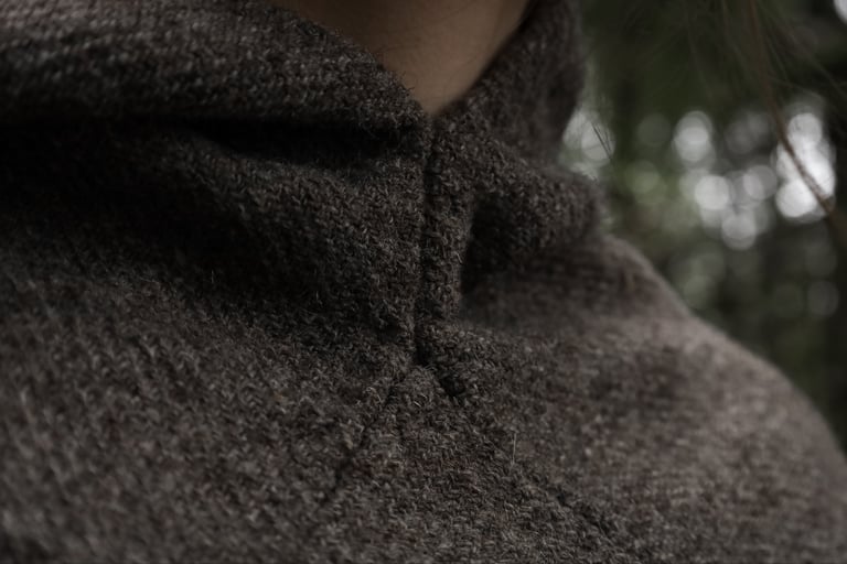 Medieval Hood - Heavyweight Light Brown Twill Image 5