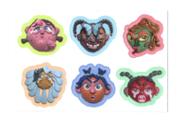 Faces Sticker Sheet