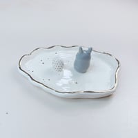 Image 5 of Totoro With Ghost Mask Trinket Dish (4.2 Inches In Length) 