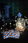 Glow in the Dark Skull Set of 4 Coasters