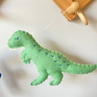 Image 3 of Dinosaur Name Garland - Jungle