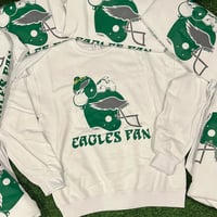 Image 1 of EAGLES FAN Crewneck 'White'
