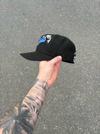 Image 5 of YIN YANG KOI BLACK  SHOHEI OHTANI LOS ANGELES DODGERS CUSTOM FITTED CAP