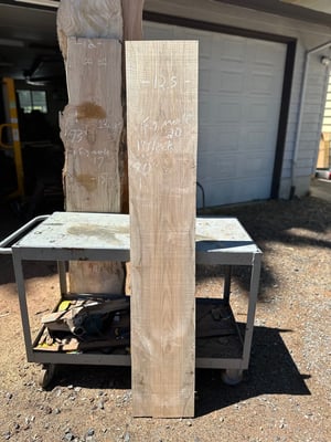 figured maple slab 20, no live edge 