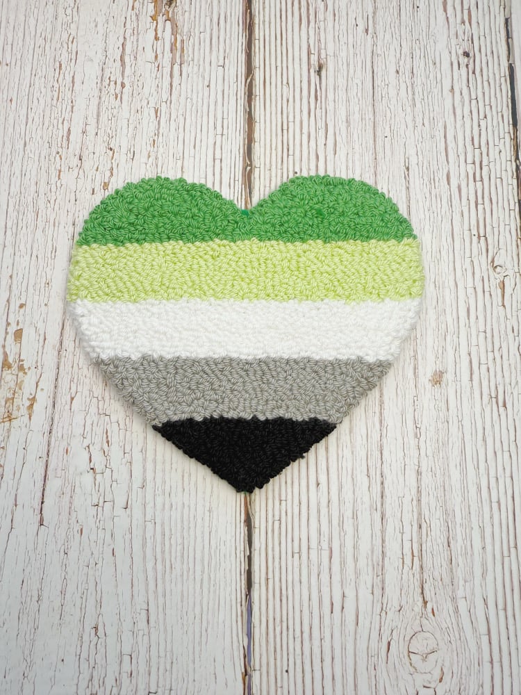 Pride Hearts Mug Rugs