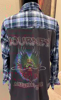 Vintage Blue/White Flannel Shirt Journey