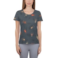 Image 1 of Arachnid Fitted Athletic tee - blue