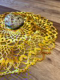 Image 2 of Yellow Delicate Doily 