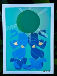 Image 1 of Aura Astrology - Gemini - Limited Series - Multimedia: Print & Watercolor