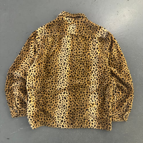Image of FW 17 Supreme Cheetah Pile zip up, size large