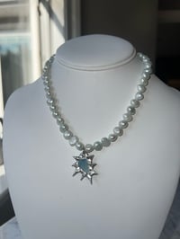 Image 1 of Seaglass Pearl Collar