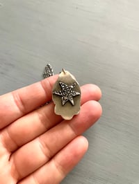 Image 5 of Royston turquoise necklace with silver pearl details