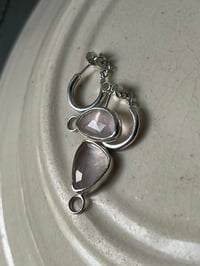 Image 3 of Rosequartz Hoops