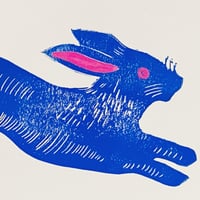 Image 1 of Large Blue Rabbit or Large Pink Rabbit