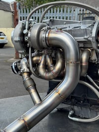Image 1 of 3” 1.8t Downpipe. 45mm Recirculated Dump Tube