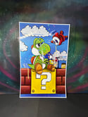 Yoshi Dabs Holographic artprint 