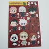 Jujutsu Kaisen Chibi Sticker Sheet