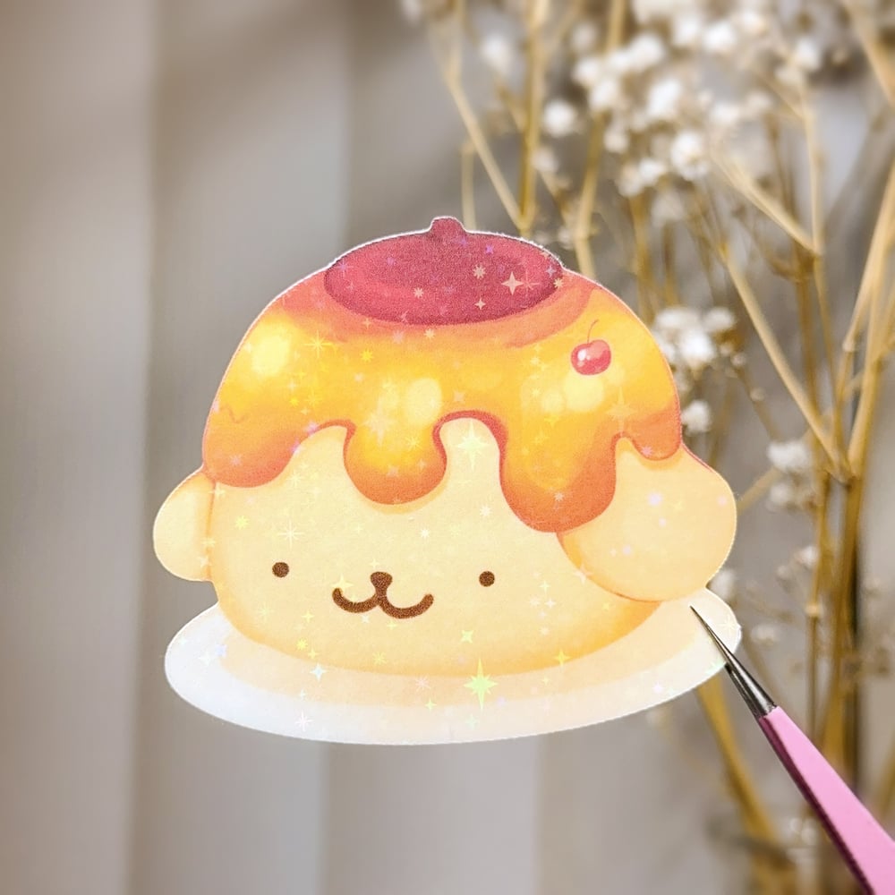 Image of Pom Pudding Sticker