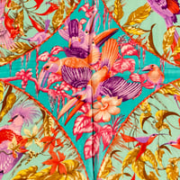 Image 20 of Hermès Cashmere Shawl  "Tropiques" by Laurence Bourthoumieux 140cm