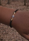 Blue evil eye charm bracelet 